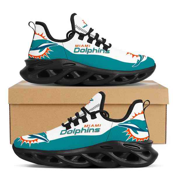 Men's Miami Dolphins Flex Control Sneakers 001